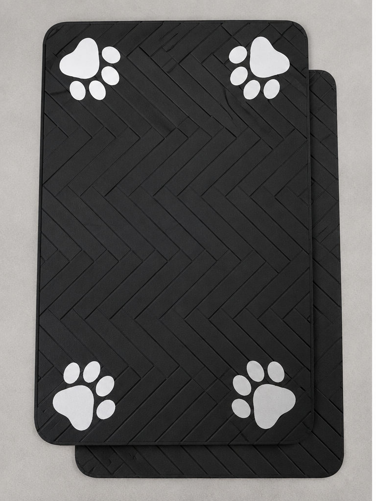 PawIsland Pet Mat – Αντιολισθητικό Πατάκι Σκύλου & Γάτας Μαύρο