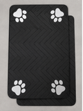 PawIsland Pet Mat – Αντιολισθητικό Πατάκι Σκύλου & Γάτας Μαύρο