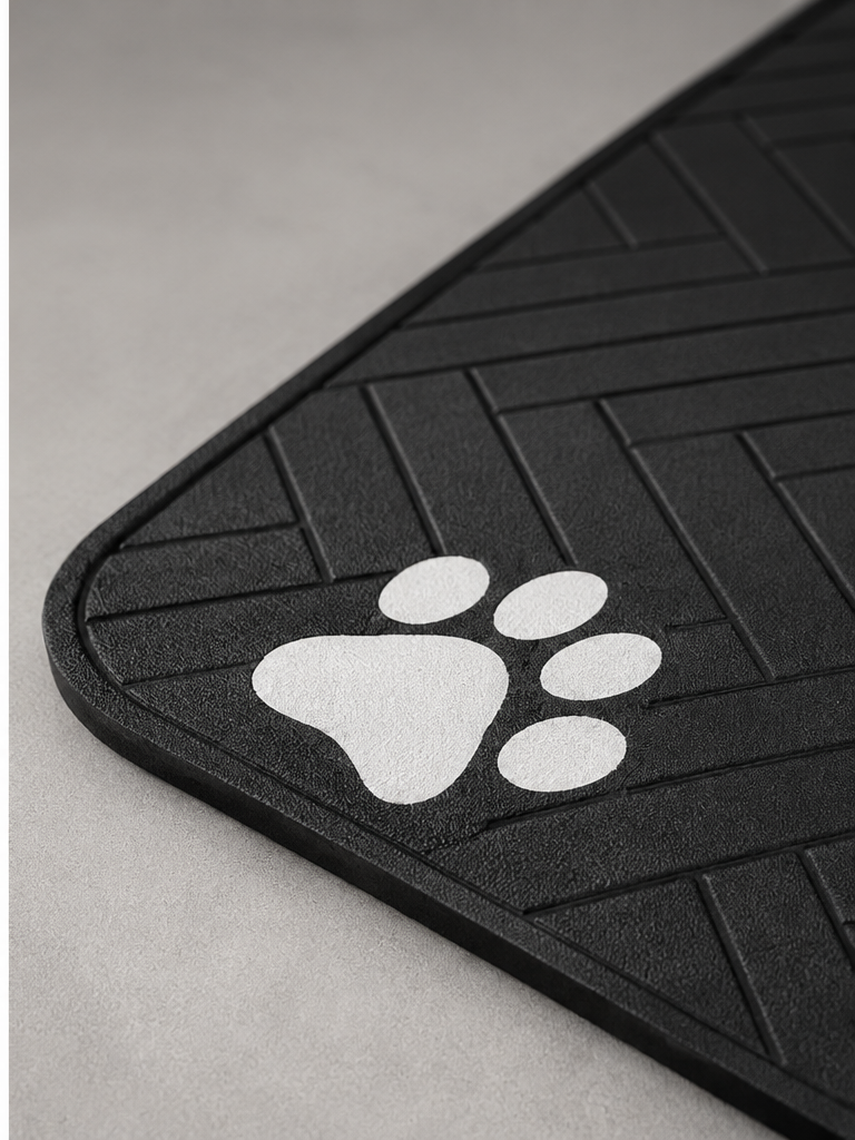 PawIsland Pet Mat – Αντιολισθητικό Πατάκι Σκύλου & Γάτας Μαύρο