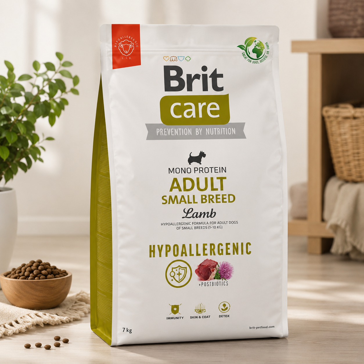 Brit Care Adult Small Breed Lamb 7kg – Υποαλλεργική Τροφή 🐾