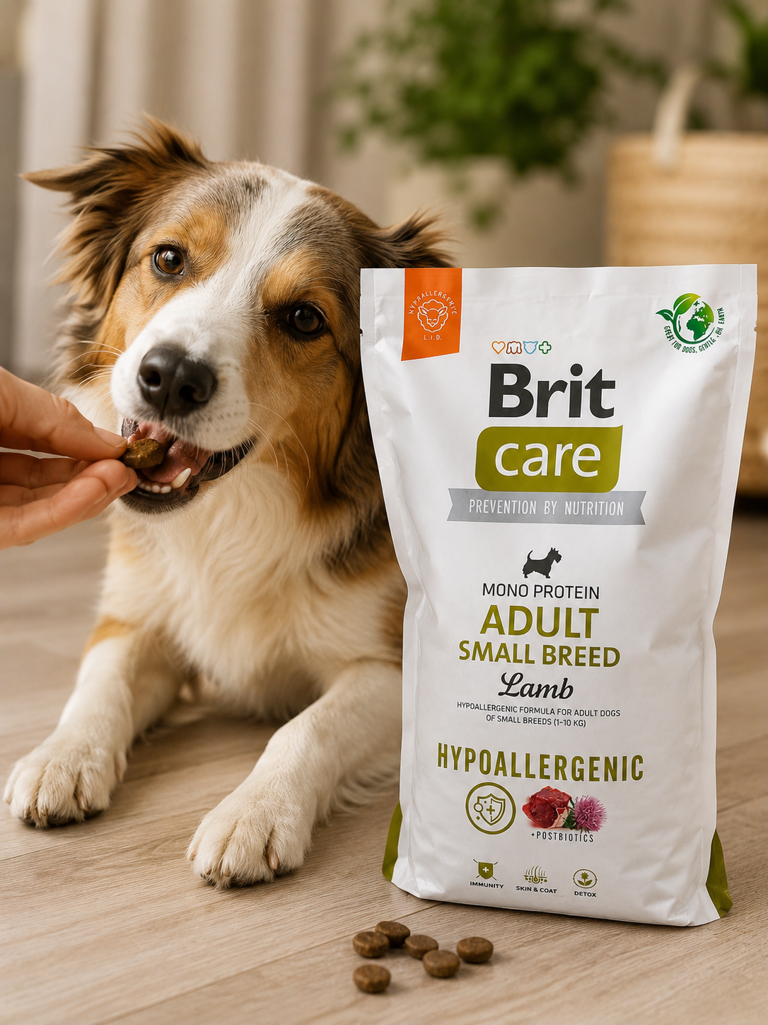 Brit Care Hypoallergenic Adult Small Breed Lamb 7kg – Υποαλλεργική Τροφή για Μικρόσωμους Σκύλους