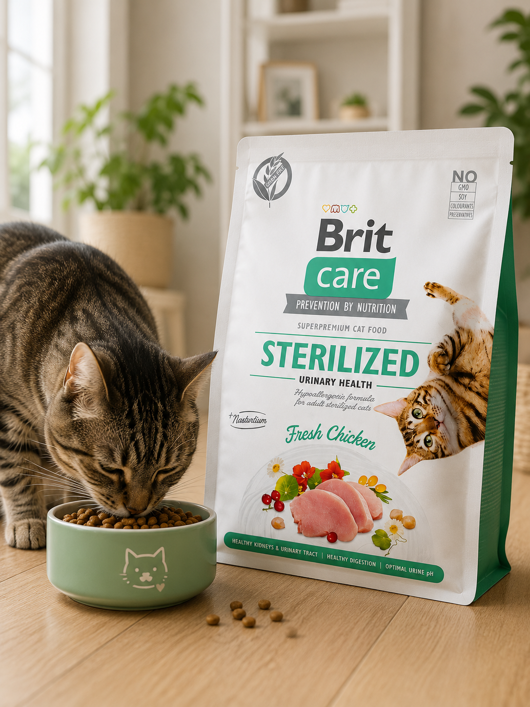 Brit Care Sterilized Fresh Chicken 2kg για Στειρωμένες Γάτες