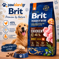 Brit Premium by Nature Adult Medium Chicken 15kg – Ξηρά Τροφή Σκύλου