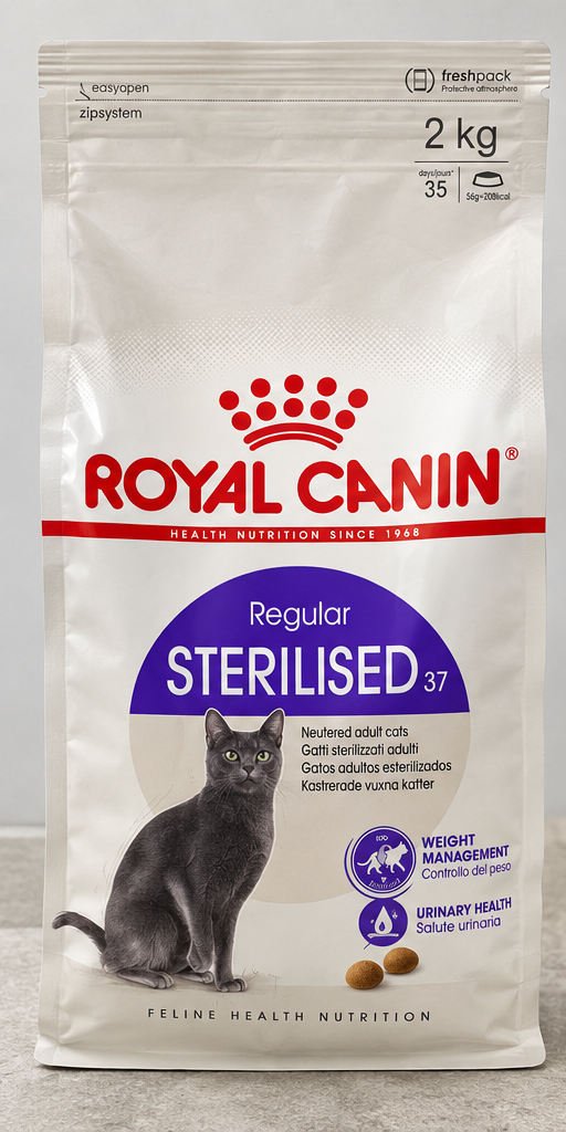 Royal Canin Sterilised 37 2kg – Τροφή για Στειρωμένες Γάτες